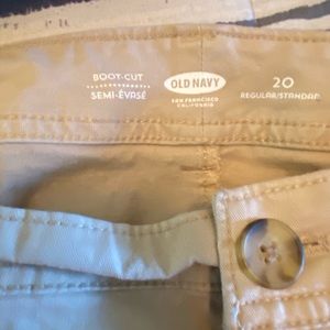 Old navy khakis